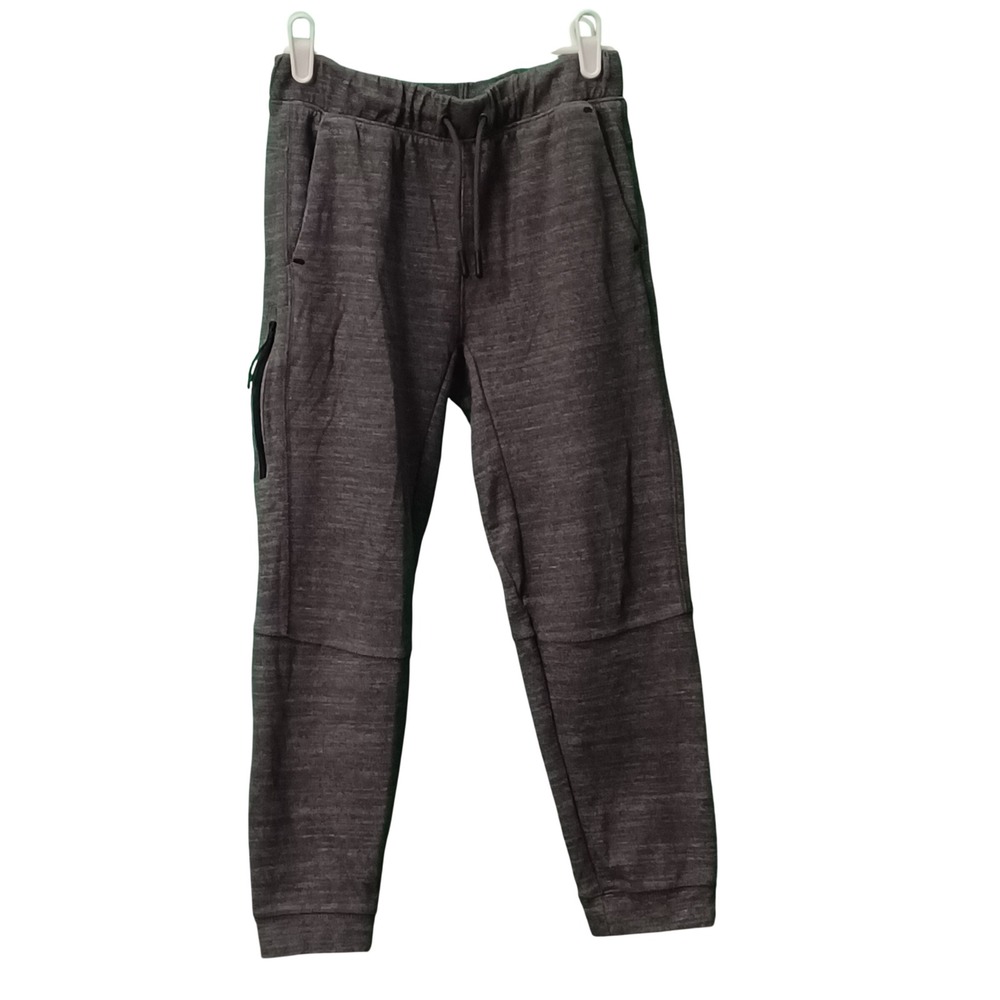 All In Motion Boys Joggers Gray Space Dye Fleece Sweatpants L 10/12 039067019